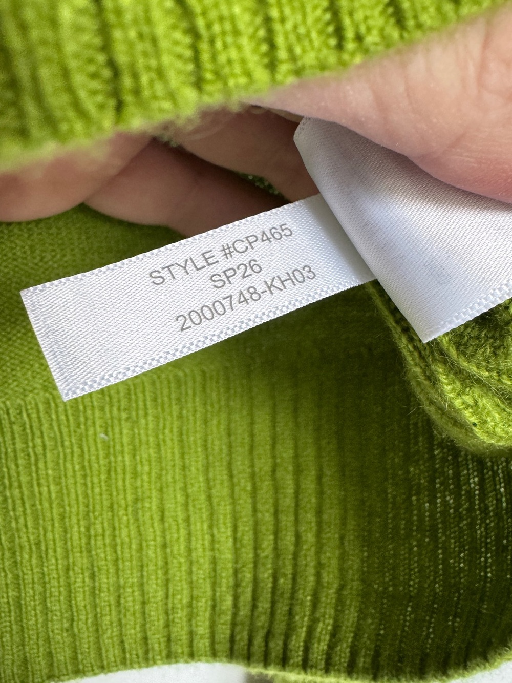 NWT J. CREW Women's Perfect Cashmere Cardigan August Peridot Size Extra Small XS - Picture 12 of 16